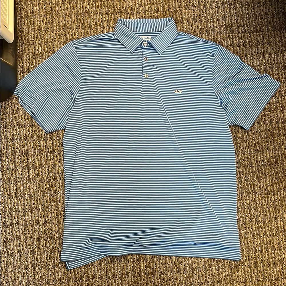 DO NOT PURCHASE Vineyard Vines Blue Striped Polo Shirt